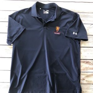 Under Armour Heat Gear Flagler College Mens Polo